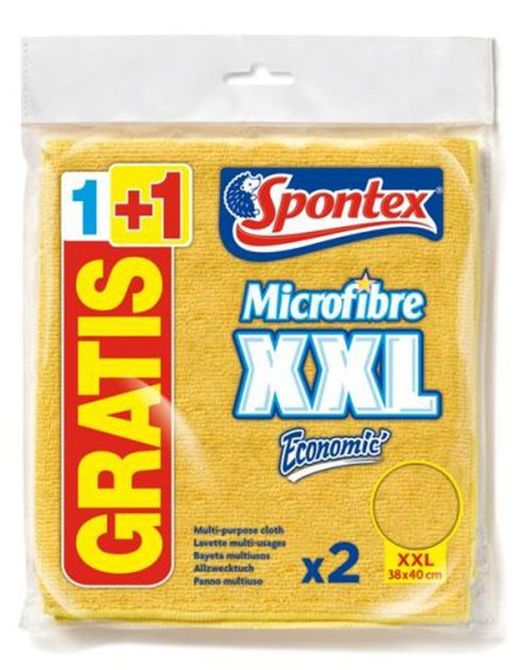 Pano de microfibra Spontex XXL (1+1)