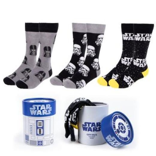 Lot de 3 paires de chaussettes Star Wars pour adultes 2554