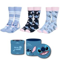 Pacote de meias Stitch 3u Adulto 2449