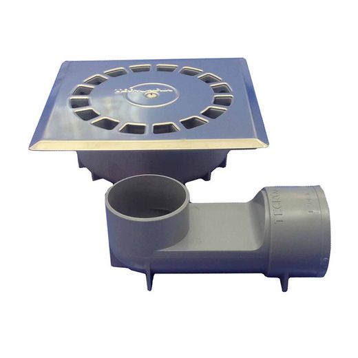 Sumidero TECNOAGUA T-88 VHI Sumidero Inox Vert.Hor.360º 10X10 Ø40