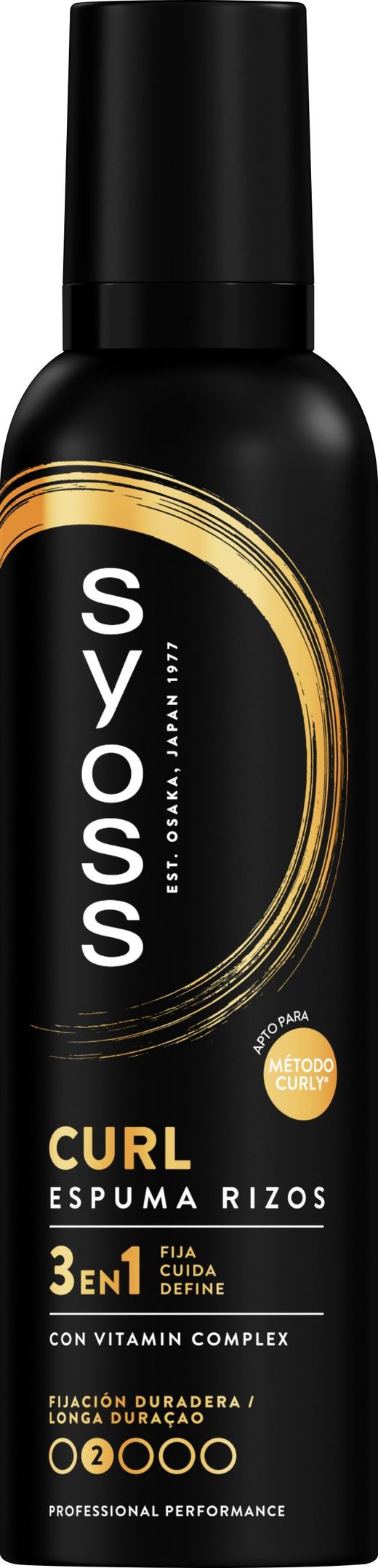 Syoss Espuma 250 Curl Rizos 3 En 1 N.2