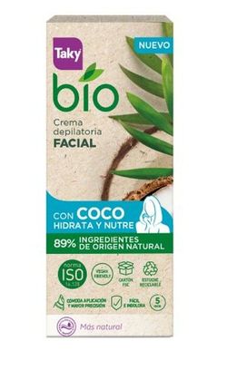 Crème dépilatoire Taky 20 Facial Bio Coc