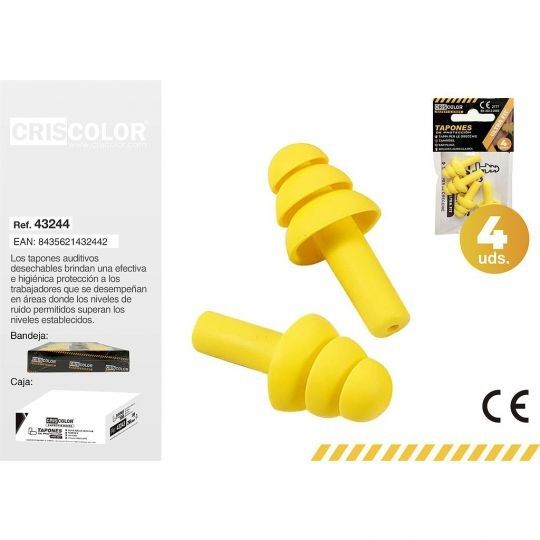 Tapones Auditivos Set De 4 R-43244