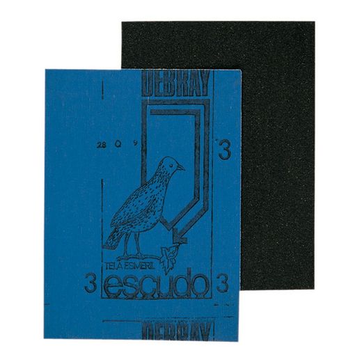 Tela esmeril Escudos Abrasivo Tela Esmeril Azul Nº3