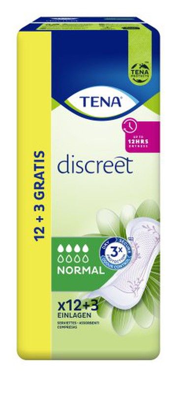 Tena Discreto Normal (12+3) 4g