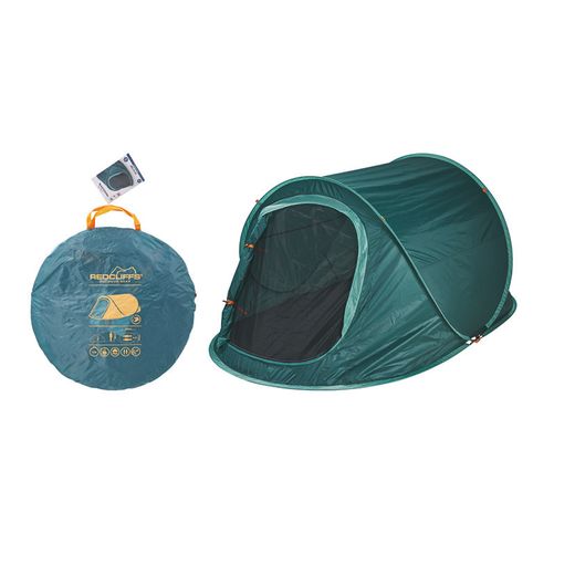 Tienda campaña automática Duocamp Y113. Medidas: 220x120x95 cm
