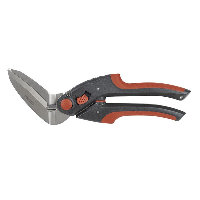 Tijera multiuso cabeza angulada RATIO 6555 Tijera Multi. Cabeza Angulad.250Mm.Inox.