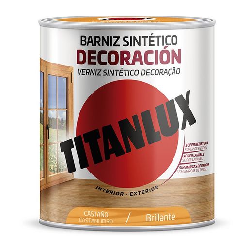 Titanlux Verniz Deco Castanha Bri. 750M