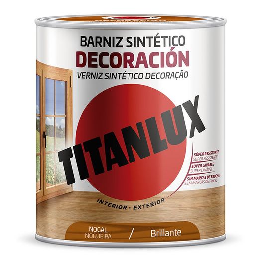 Titanlux Vernis Déco Noyer Bri. 750M