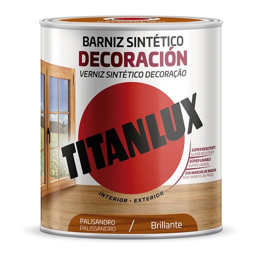 Titanlux Vernis Déco Palissandre. Bri. 750M