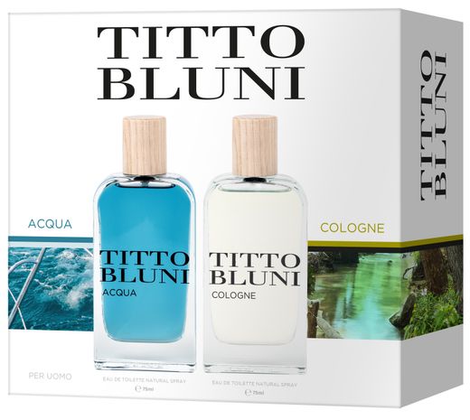 Titto Bluni Estuche Acqua/Cologne 75+75