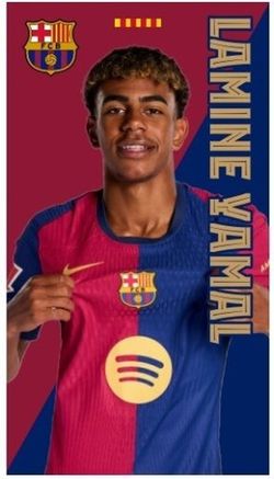 Tovallola Fc Barcelona Lamine Micro.70x140