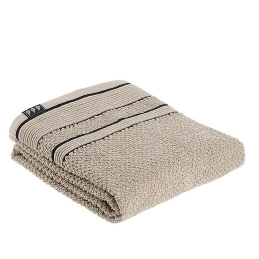 Toalha de Lavatório 50X90 100% Alg. Bege/Preto