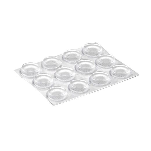 Topall de silicona INOFIX Gotes Transp.Adhes. 12.7X3,5Mm Bl.14 Got