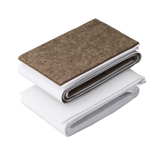 Topall feltre autoadhesiu INOFIX Feltre Llana Adhesiu Marron 1000X85 Mm.