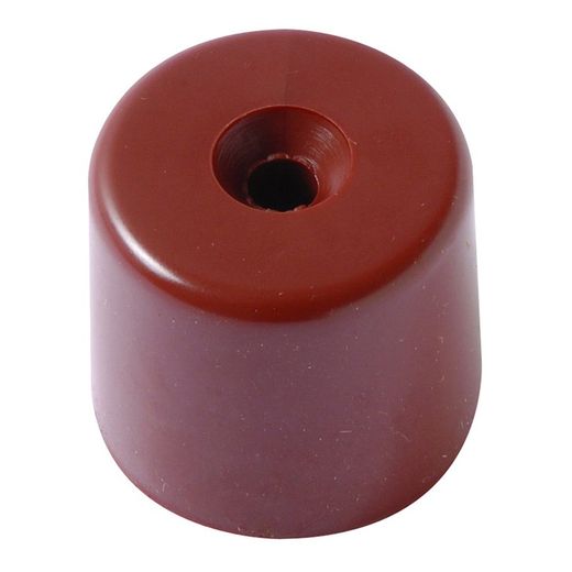 Tope puerta BRINOX Tope Alto Marron C/ Tornillo Ø29X26Mm 2U