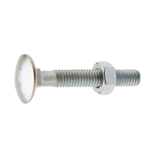 Tornillo DIN 603 Tornillo Cinc.Din603/934 Tuer.Hex.8X50