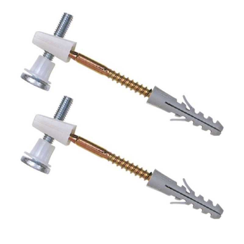 Tornillos fijación WC inodoro/bidé FOMINAYA. Cjto.Tor.Fij.Inodoro-Bide Inox Lat.M6(2)