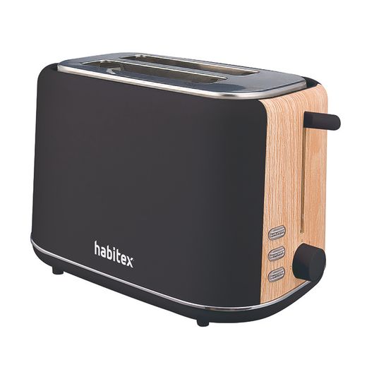 Torrador 2 Ranures Negre Habitex
