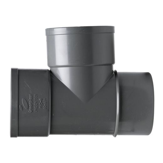 Tubería flexible de PVC CREARPLAST Crearflex y accesorios para evacuación. Acc.Pvc. Derivacion Simple M/H 90-87º