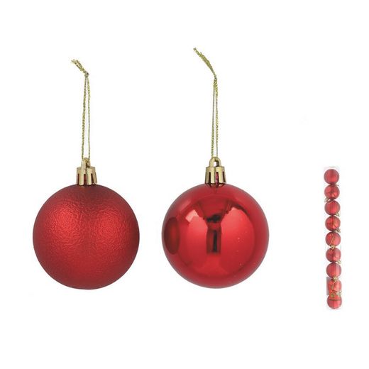 Tub 9 Boles Nadal Vermelles 5Cm.Mod.Surt.