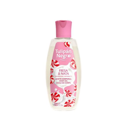 Huile corporelle Tulipan Negro 200 crème de fraise