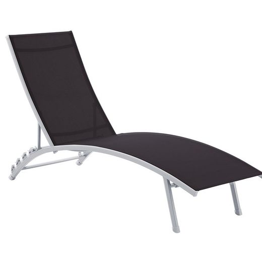 Chaise longue en acier 180X54 Cm