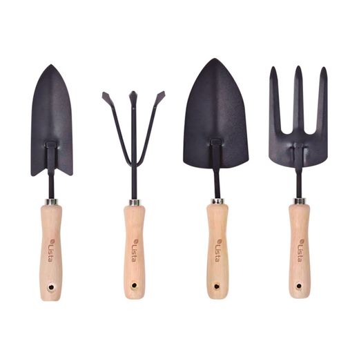 Utiles Jardin Jgo.4 Piezas Mgo Madera