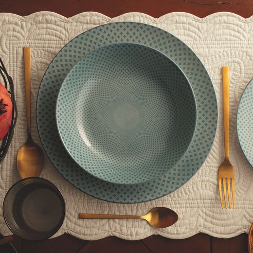 Conjunto de jantar Aurora Coupe de 18 peças