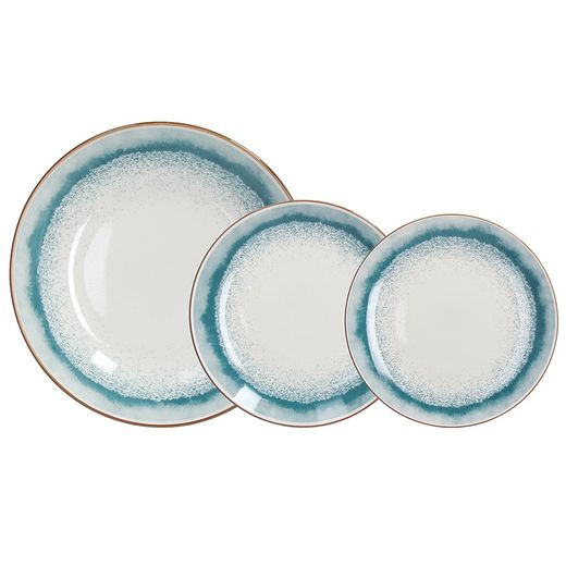 Vajilla Porcelana 18 Pzas. Madison Oasi