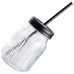 Vaso 450 Ml Con Tapa Y Pajita