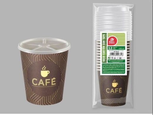 Vaso Carton Decor.C/Tapa 120 (12) 263100