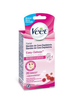 Cire froide Veet (20B) pour le visage normal