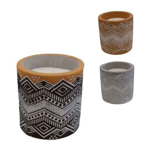 Vela Mosquitos Maceta Boho 170gr 916523