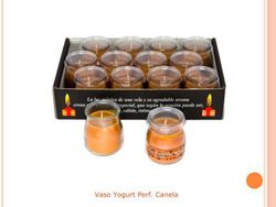 Bougie Perf.Yogurt Cannelle