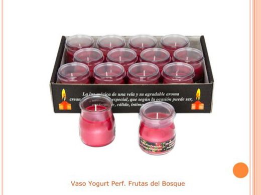 Espelma Perf.Yogurt Fruites del Bosc
