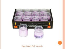 Bougie Perf.Yogurt Lavande