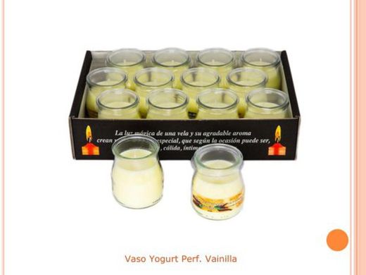 Perf.Bougie Yaourt Vanille
