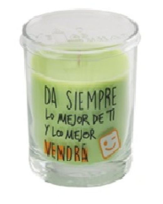 Perf.Message Bougie en verre 'Toujours' 901804