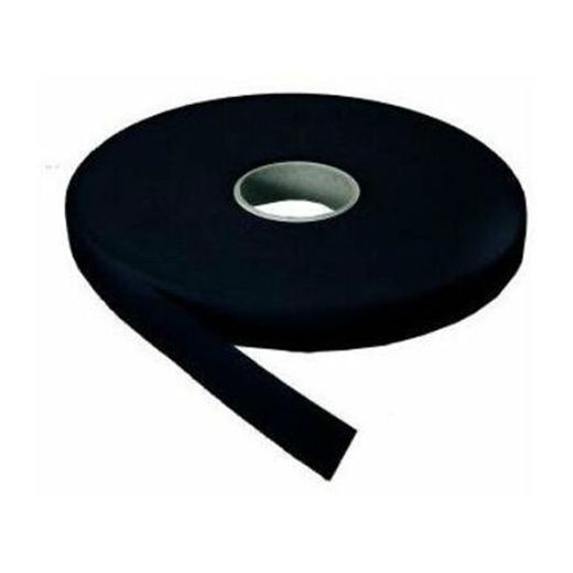 Velcro Masculino Adesivo 20 Mm Preto 25 M.