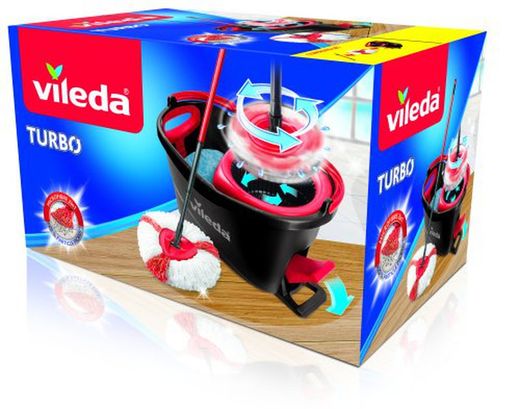 Vileda Turbo Seau (Vadrouille+Bâton)