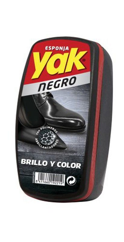 Yak Esponja Calzado Negro